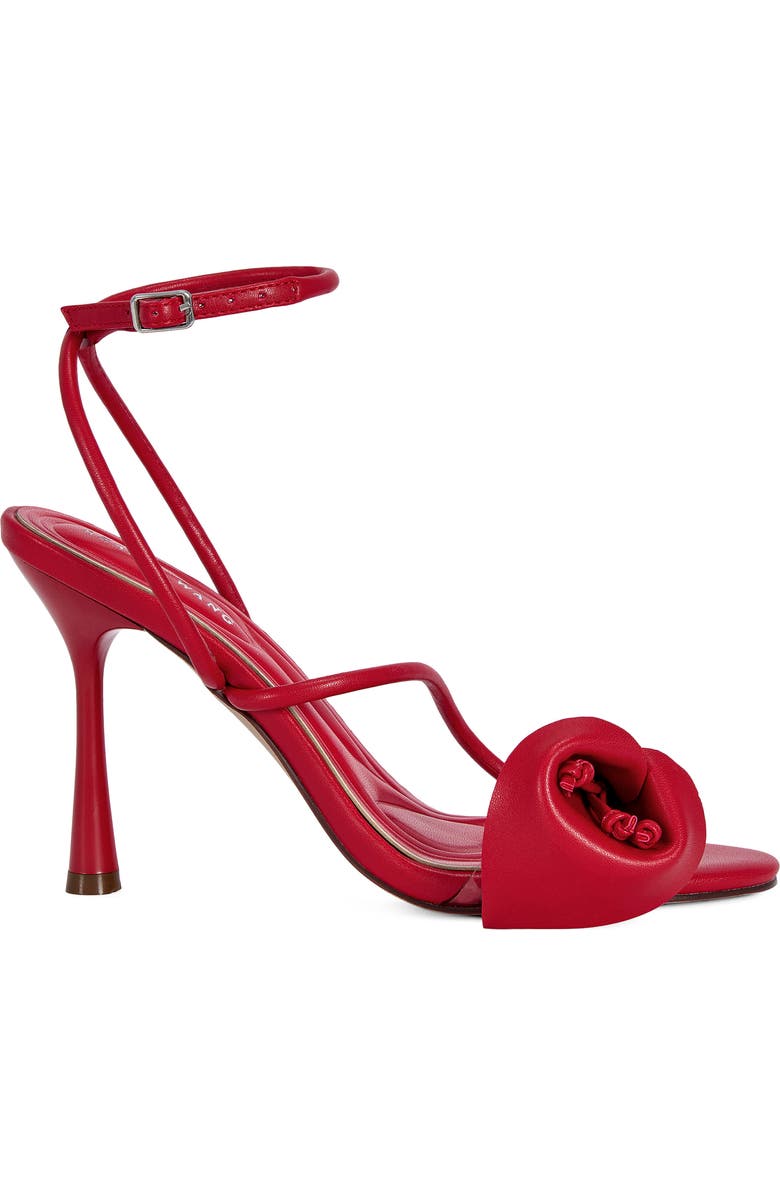 AZALEA WANG Nilou Ankle Strap Sandal, Alternate, color, Red