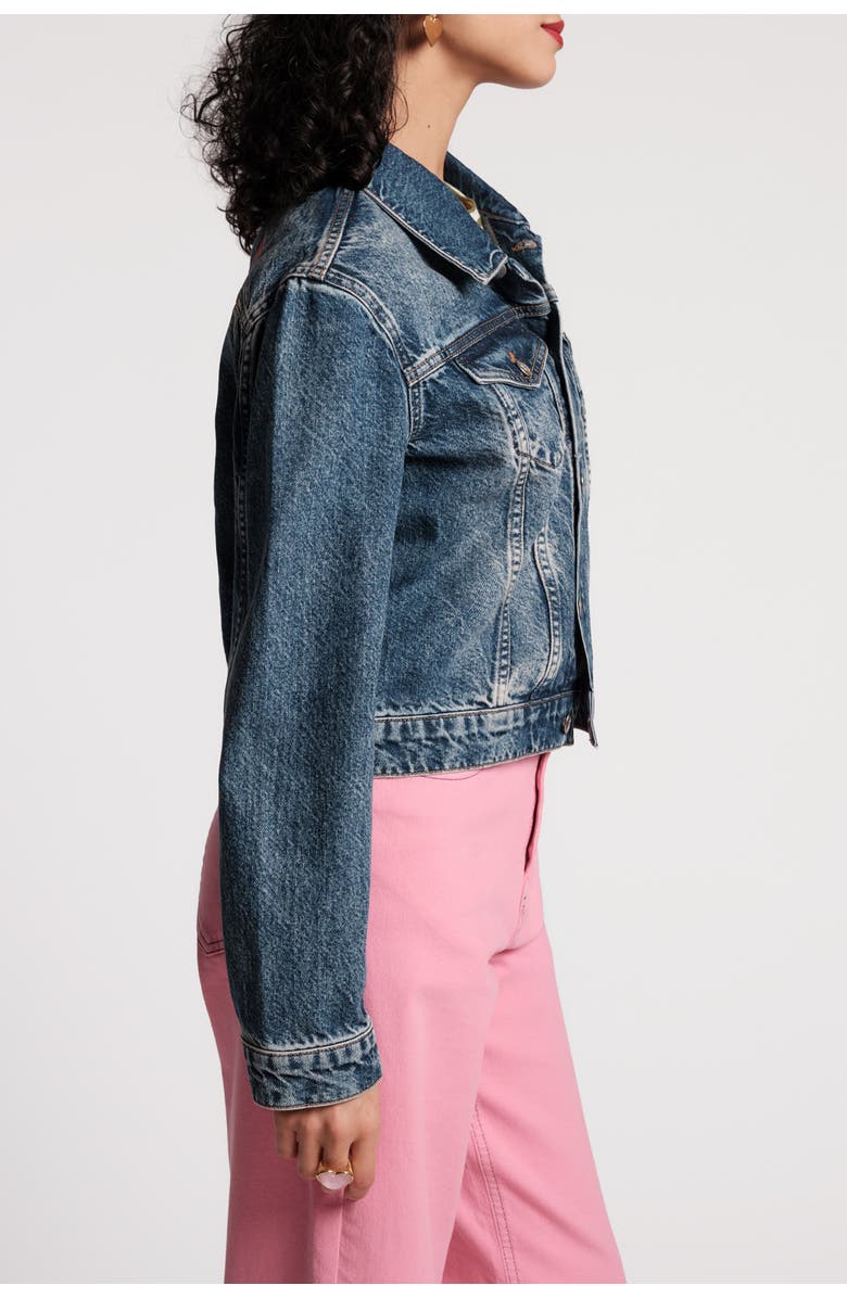 Frances Valentine Taylor Sweetheart Jacket, Alternate, color, Navy