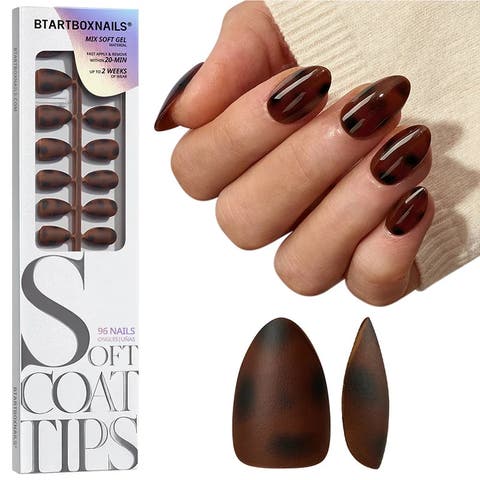 Soft Gel Nail Tips SOFTCOATTIPS Tortoiseshell Collection