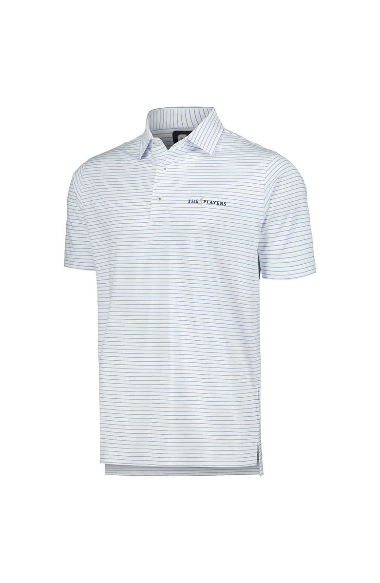FOOTJOY Men's FootJoy White THE PLAYERS Lisle Classic Stripe ProDry Polo, Alternate, color, 