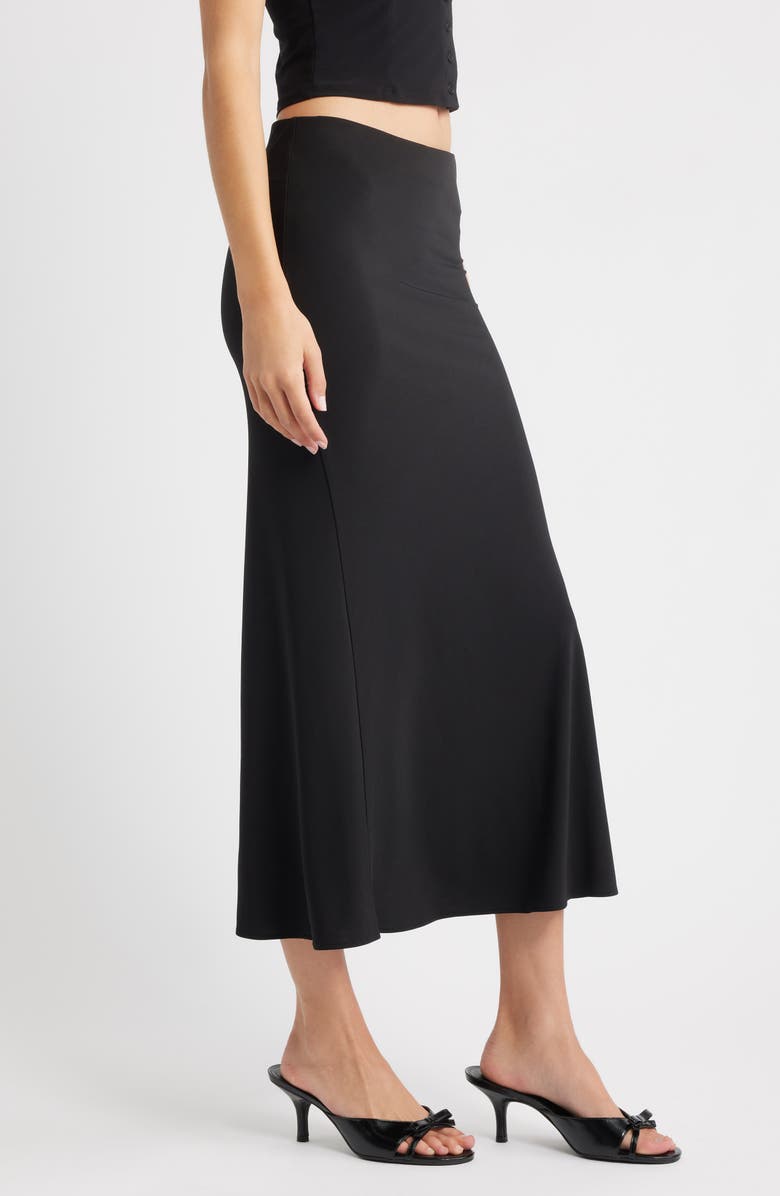Bella Venice The Jessie Midi Skirt, Alternate, color, Black