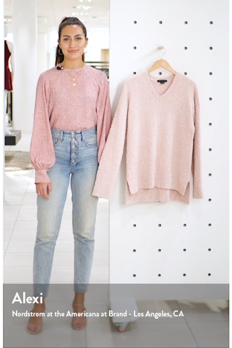 V-Neck Teddy Sweater video