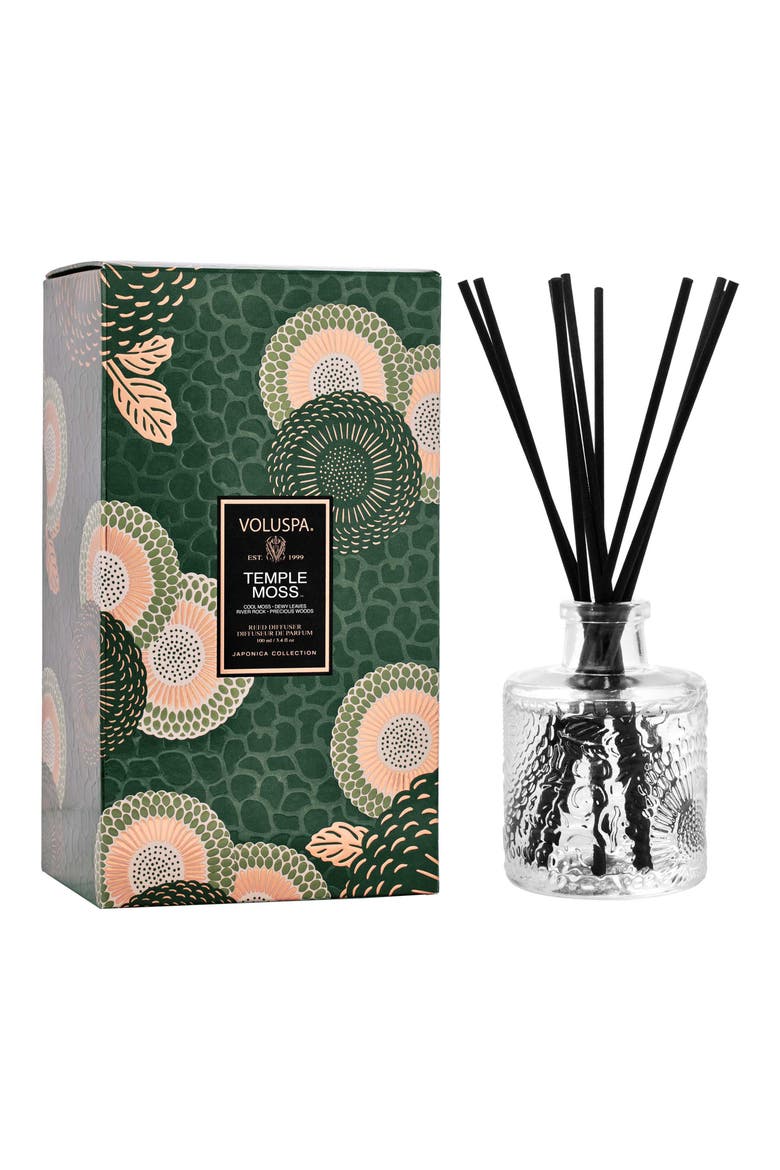 Temple Moss Reed Diffuser, Main, color, TEMPLE MOSS