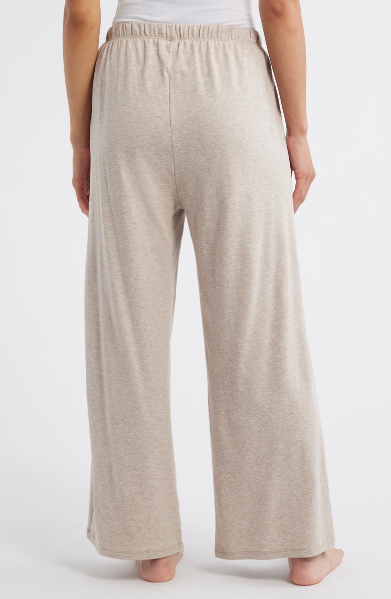 EILEEN FISHER SLEEP Organic Cotton Wide Leg Sleep Pants, Alternate, color, 