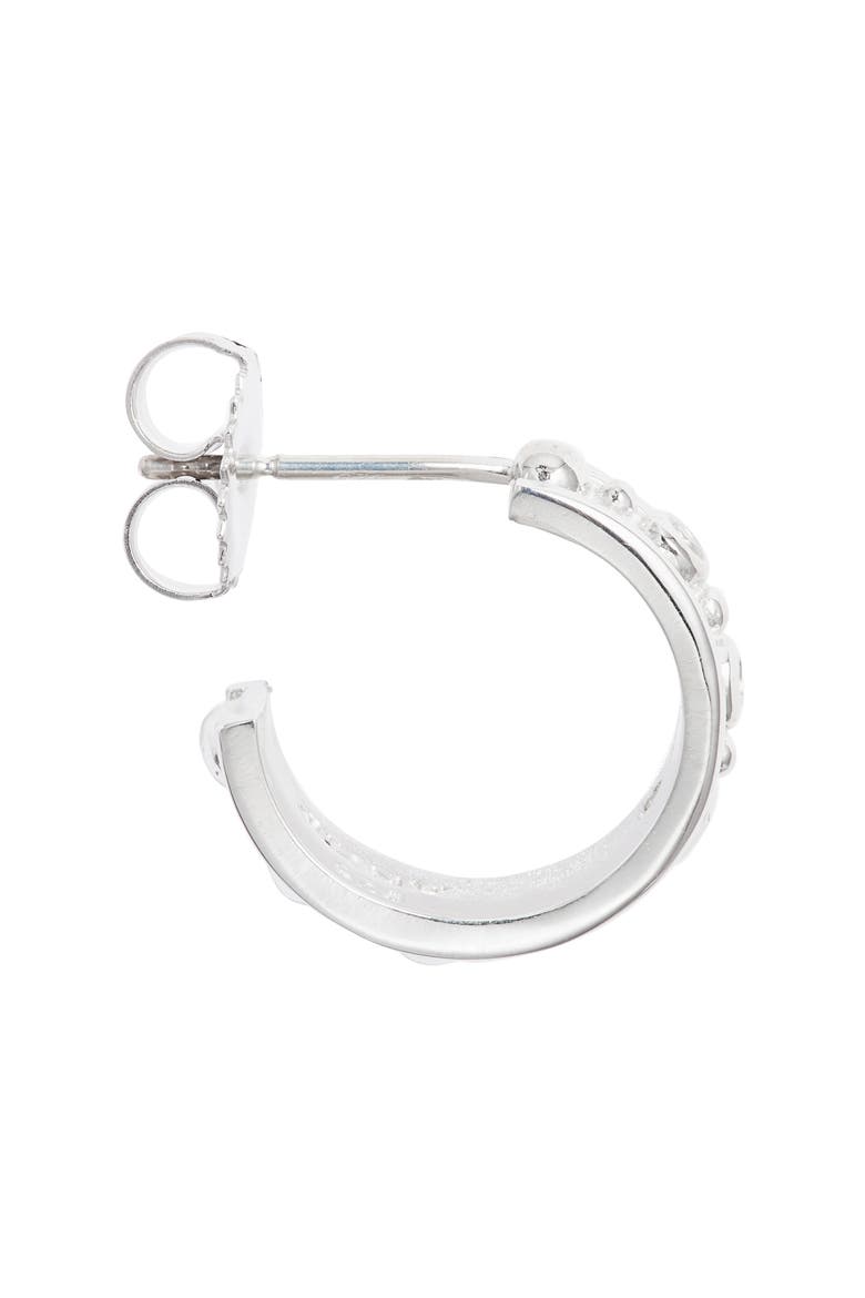 Dew Drop Méditerranée Hoop Earrings, Alternate, color, SILVER
