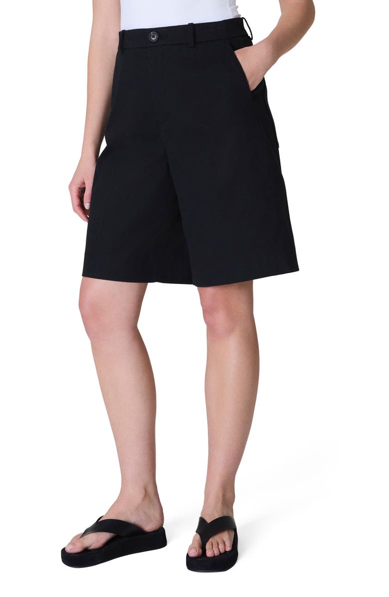 SPANX<sup>®</sup> SPANXsupersmooth<sup>™</sup> Stretch Twill Shorts, Alternate, color, Classic Black