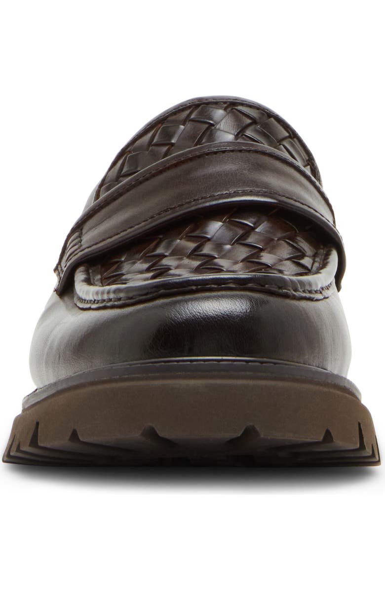 Steve Madden Strandd Lug Sole Loafer, Alternate, color, Brown