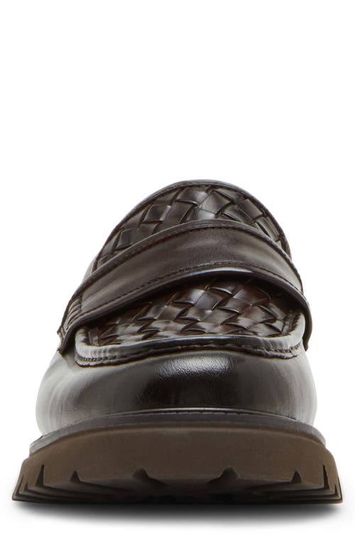 Steve Madden Strandd Lug Sole Loafer In Brown