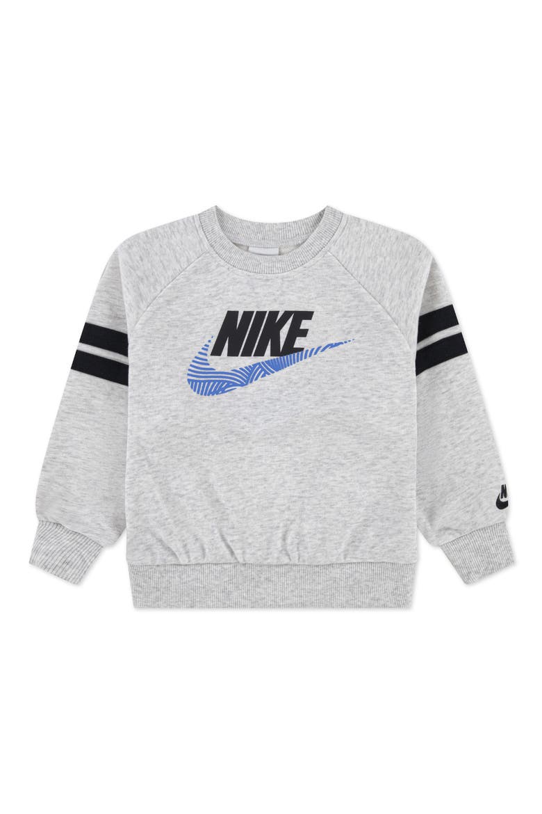 Kids' Graphic Crewneck Sweatshirt, Main, color, BIRCH HEATHER