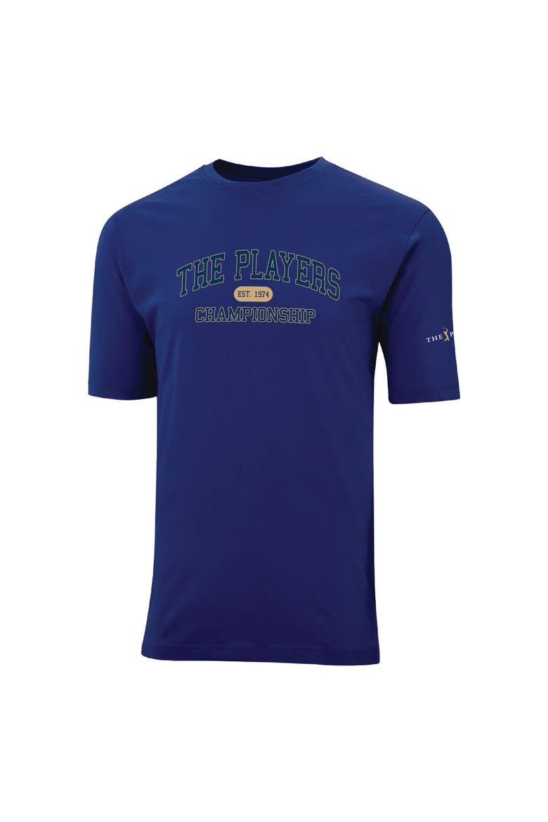 Men's Ahead  Navy THE PLAYERS Arched Logo Pembrooke T-Shirt, Alternate, color, Blue