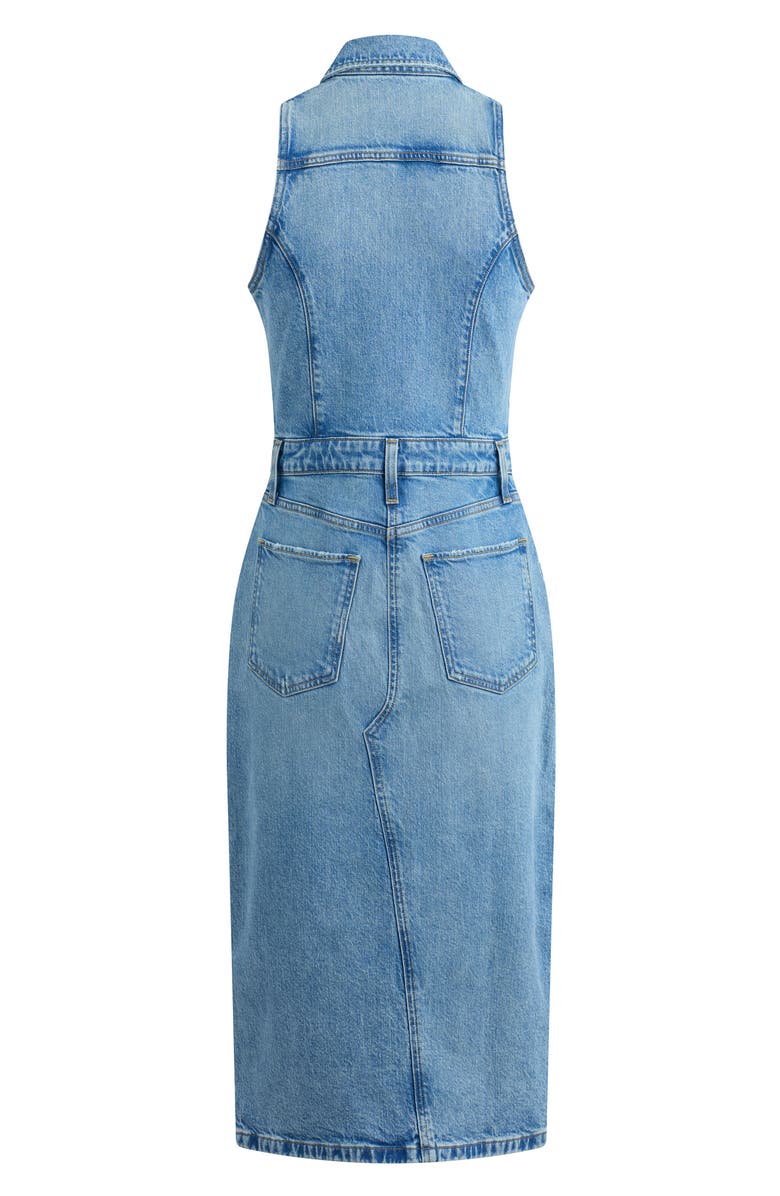 Favorite Daughter Halter City Denim Dress, Alternate, color,