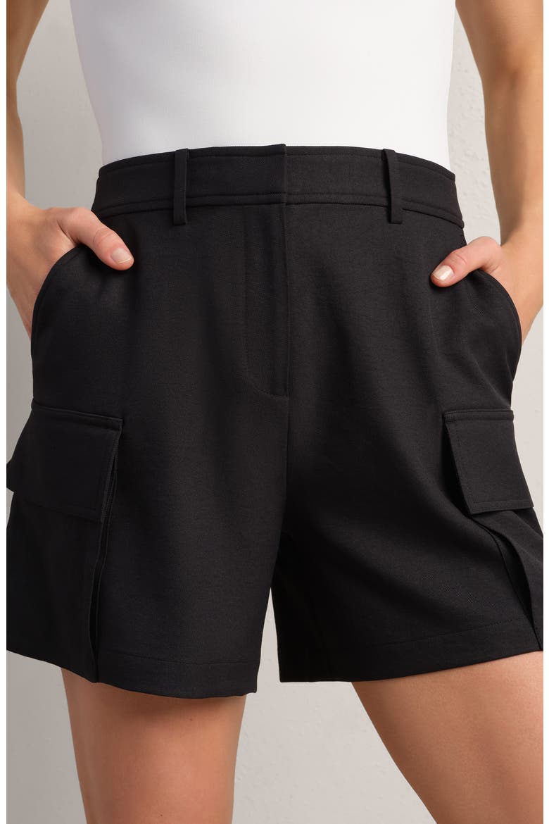 Horizon Cargo Shorts, Alternate, color, PURE BLACK