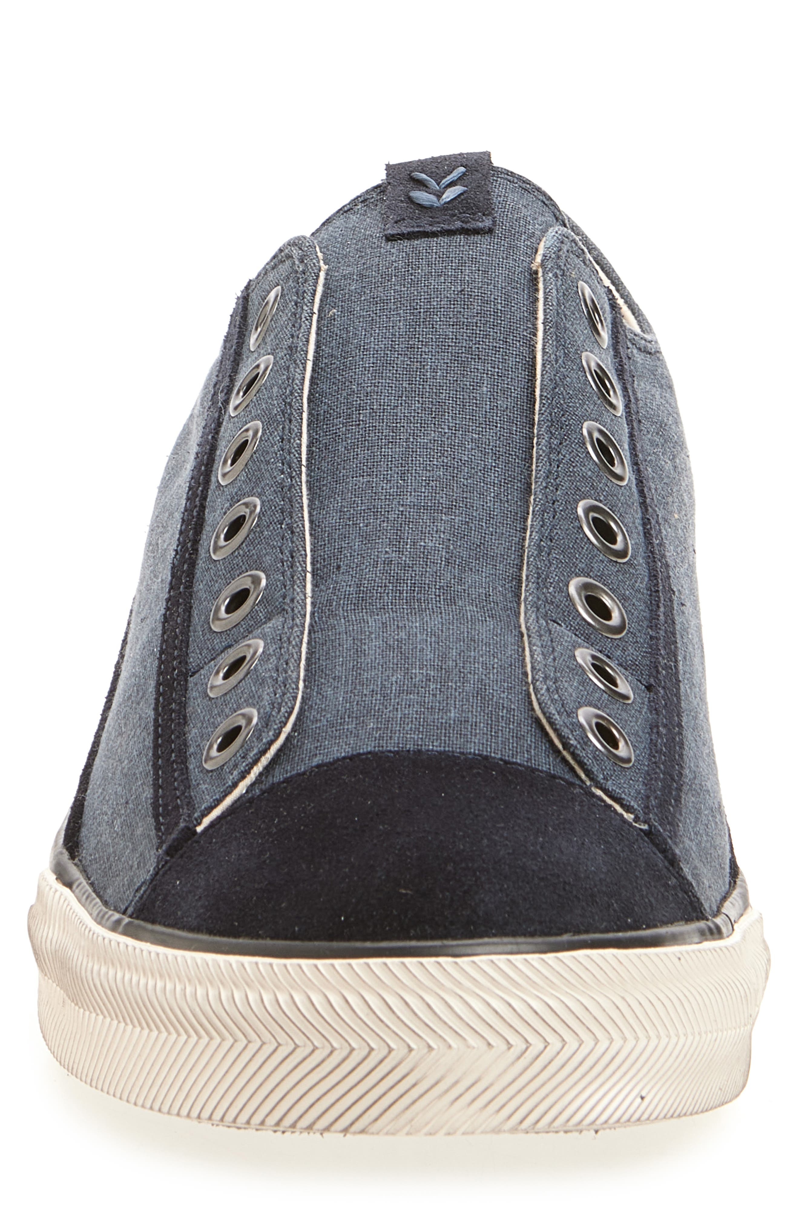 Vintage Laceless Low Top Sneaker, Alternate, color, BLUE STONE
