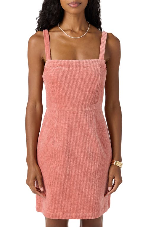 O'neill Langford Cotton Blend Corduroy Sundress In Pink