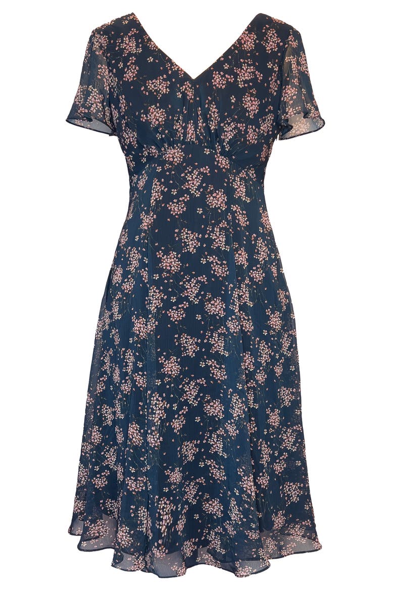 Miranda Dress, Alternate, color, Ditsy Navy Floral