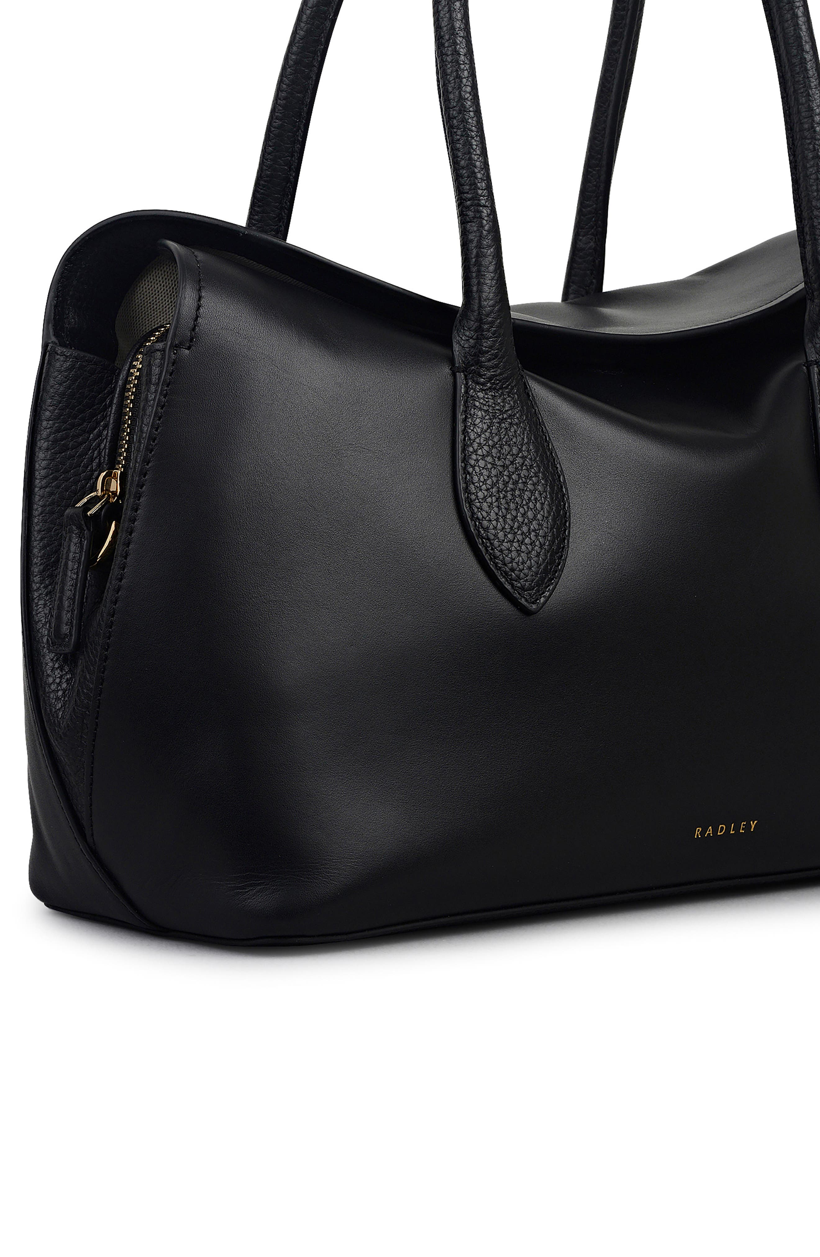 Radley Liverpool Zip Shoulder Bag, Alternate, color, Black