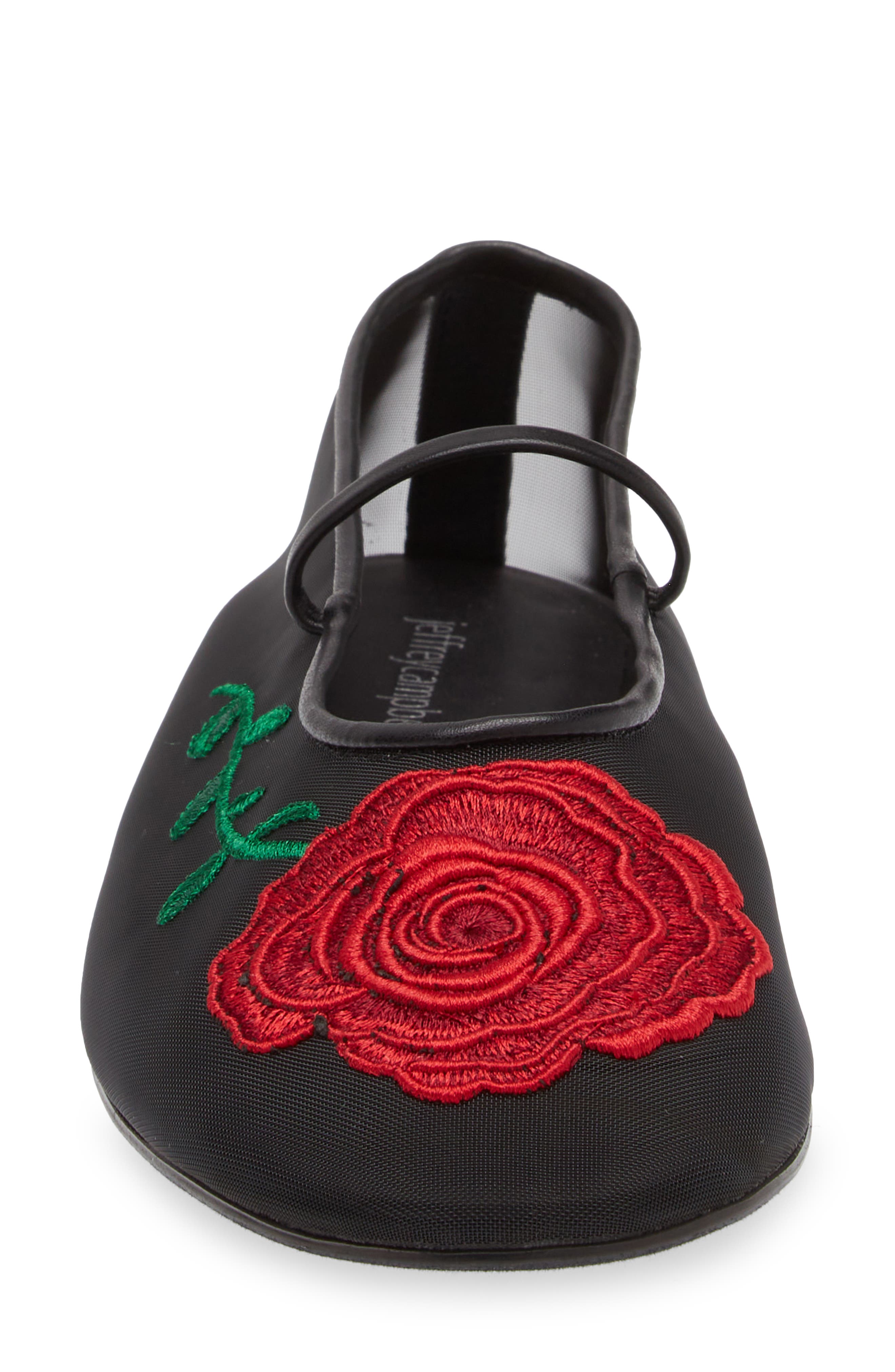 Jeffrey Campbell Swan Flower Mary Jane Flat, Alternate, color, 