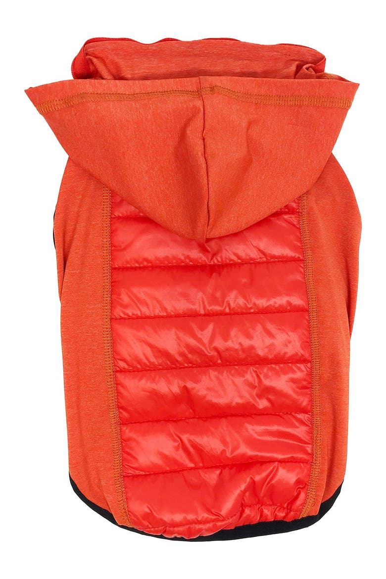 'Apex' Lightweight Hybrid 4-Season Stretch & Quick-Dry Dog Coat w/ Pop out Hood - Small, Alternate, color, RED