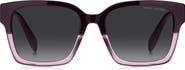 Marc Jacobs 53mm Gradient Square Sunglasses