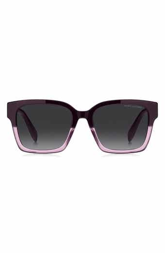 53mm Gradient Square Sunglasses