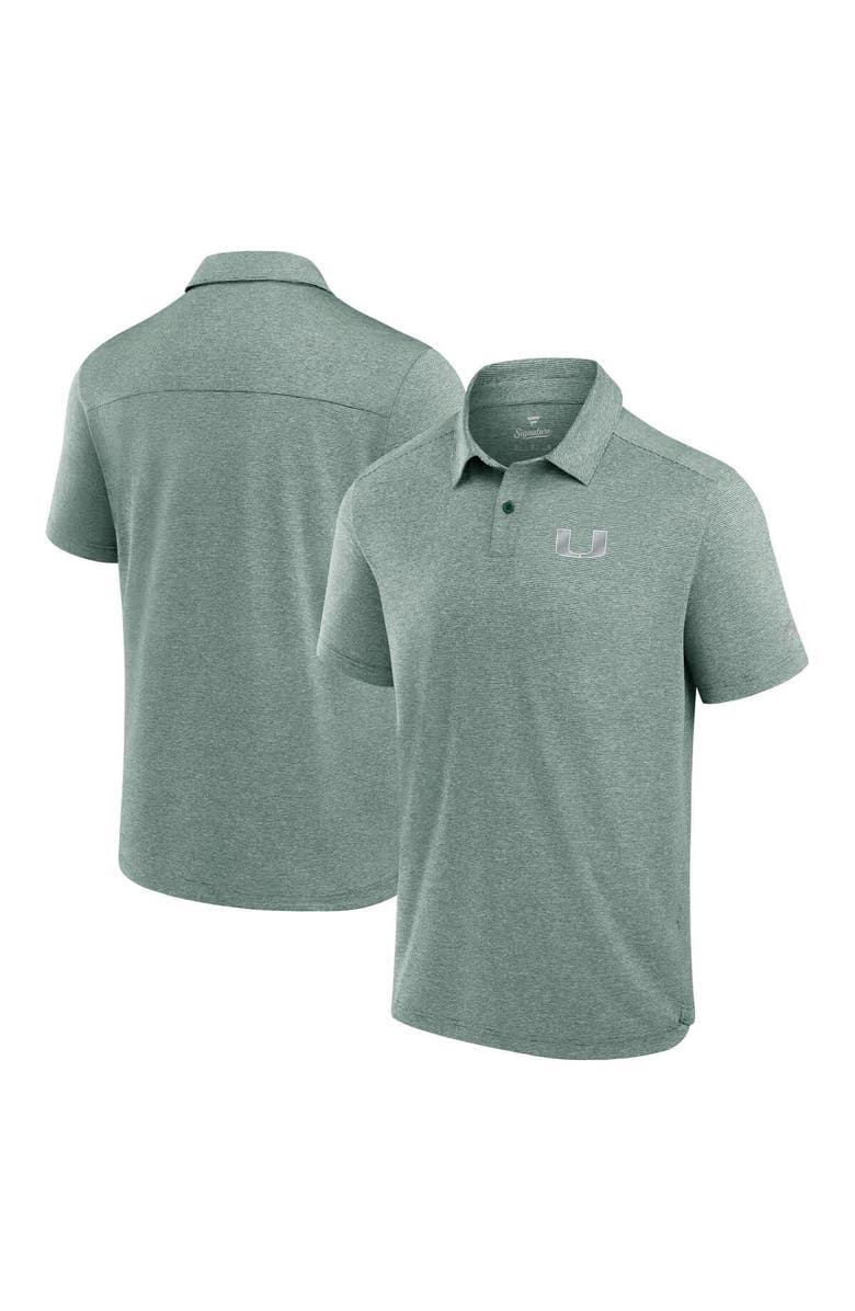 FANATICS Men's Fanatics Green Miami Hurricanes Performance Polo, Main, color, Green