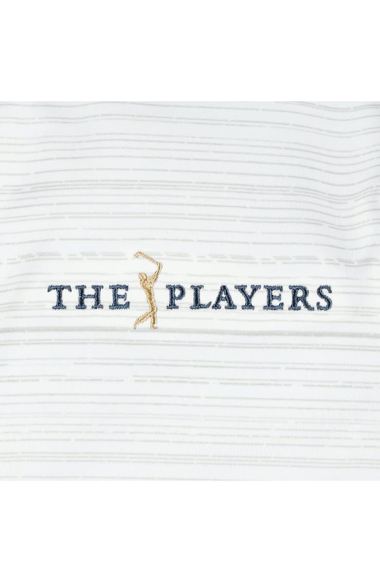 adidas Women's adidas White THE PLAYERS Ultimate365 Stripe Sleeveless Quarter-Zip Polo, Alternate, color, White