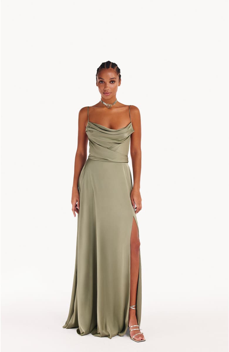 Milla Boudoir Silk Slip Dress, Alternate, color,