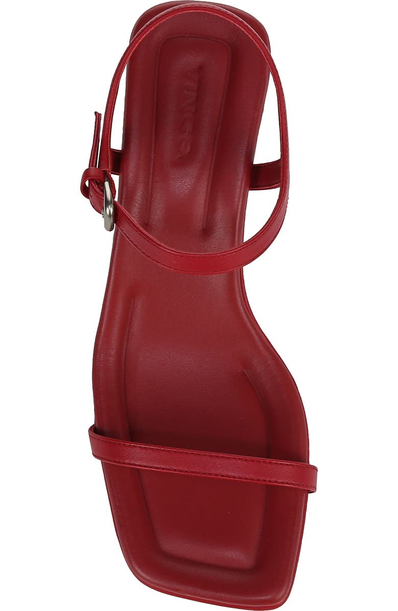 Vince Coco Ankle Strap Sandal, Alternate, color, Pomegranate