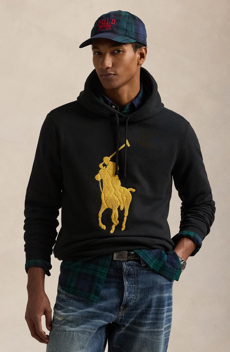 Polo Ralph Lauren Big Pony Fleece Hoodie, Alternate, color,