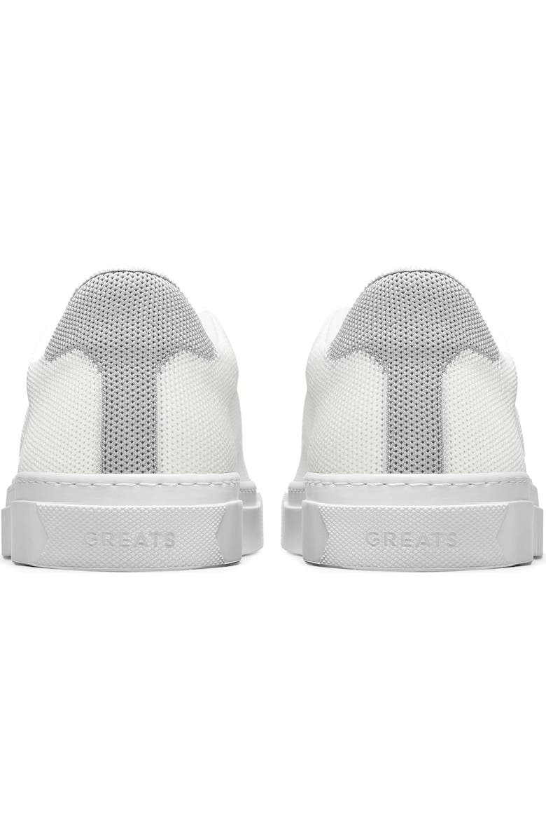 GREATS Royale Sneaker, Alternate, color, White/ Grey