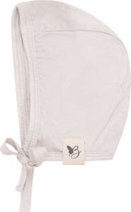 Bebe Bella Girl Knit Bonnet with Strap Tie