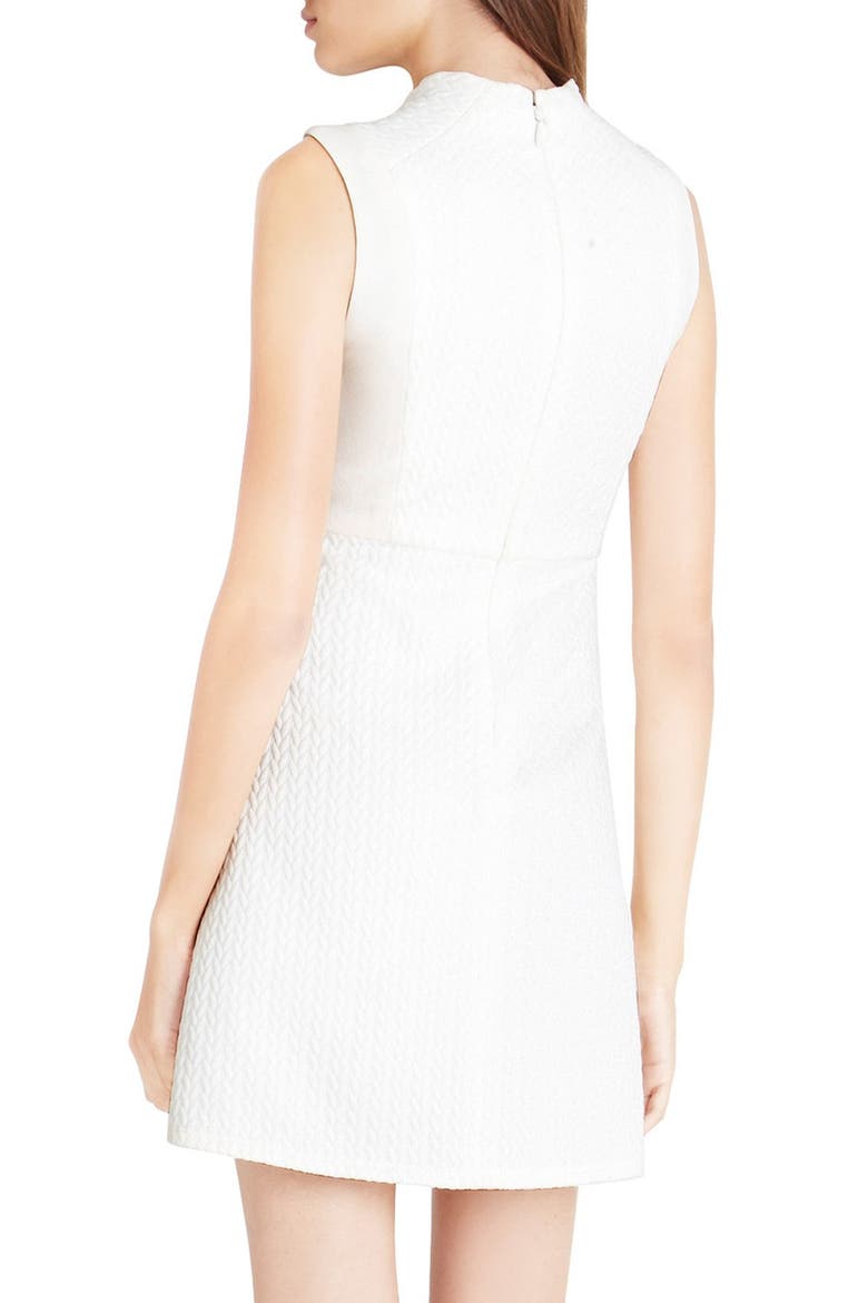 Jacquard Knit Sheath Dress, Alternate, color, WHISPER WHITE