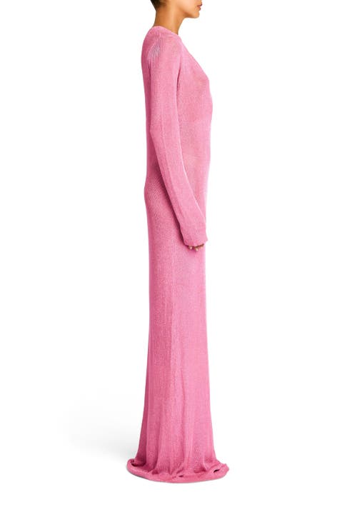 Ser.o.ya Carmel Metallic Knit Maxi Dress