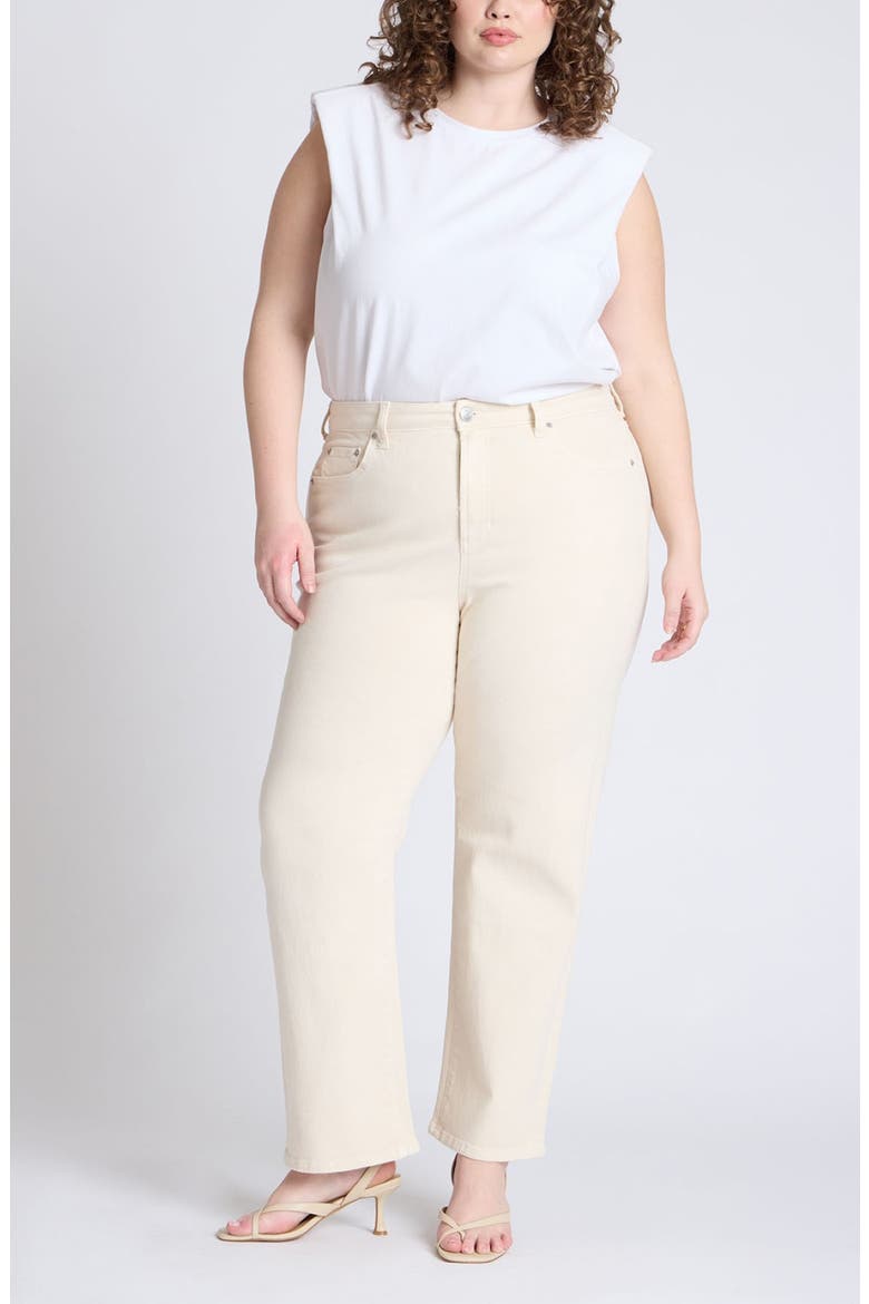 The Naomi Comfort Stretch Straight Jean, Alternate, color, ECRU