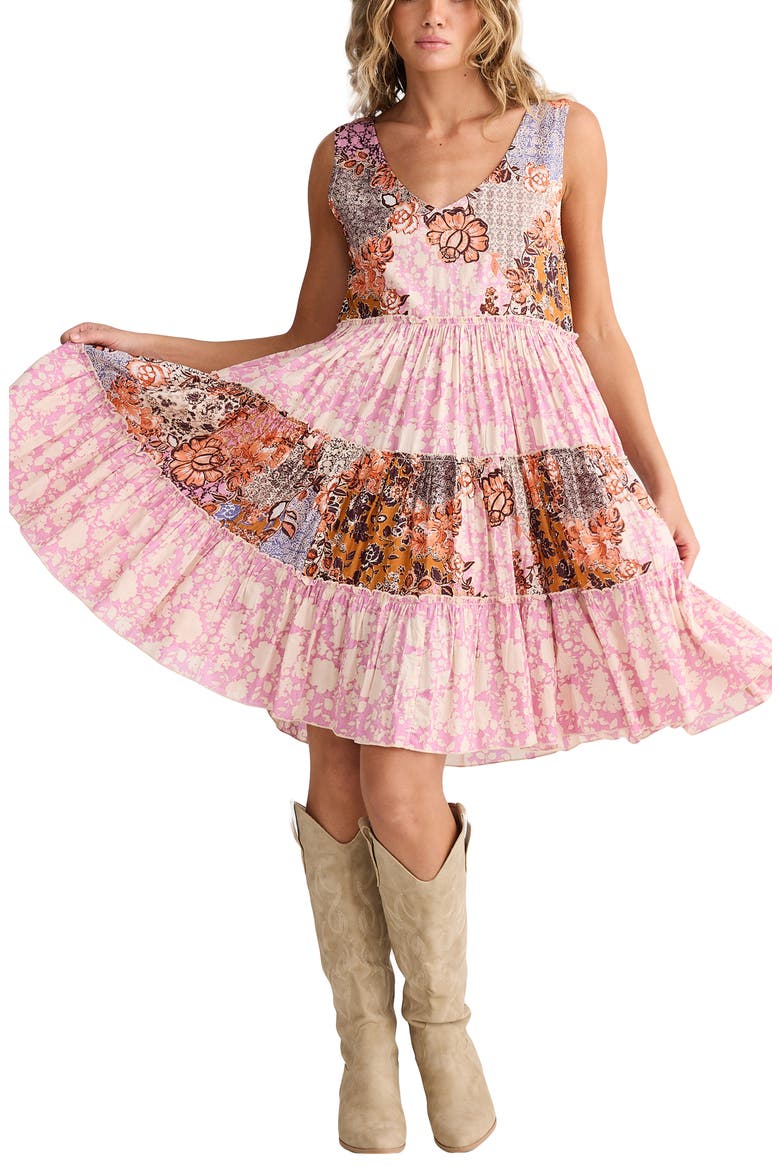 Lucky Charm Sleeveless Modal Dress, Alternate, color, DREAM WEAVER W MEADOW MUSE