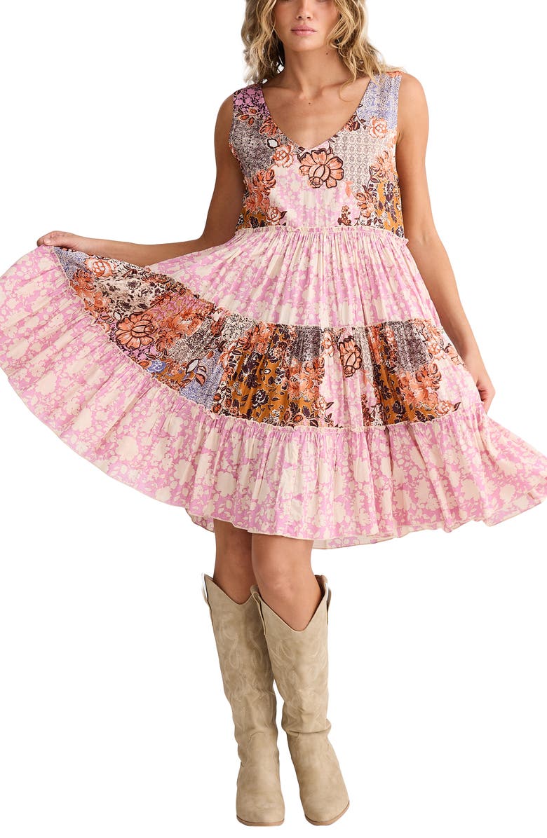 Talisman the Label Lucky Charm Sleeveless Modal Dress, Alternate, color, 