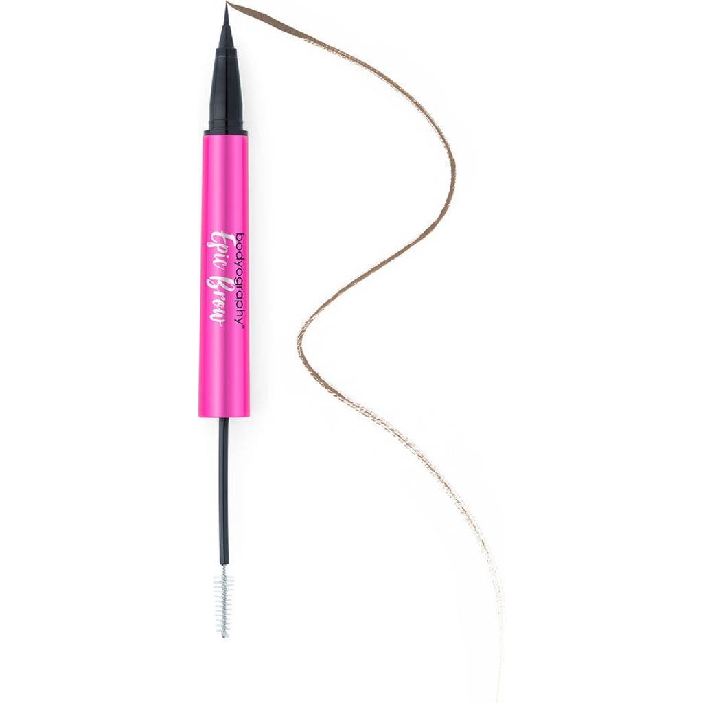 Bodyography Epic Brow Liquid Brow Definer & Clear Brow Gel In Ash