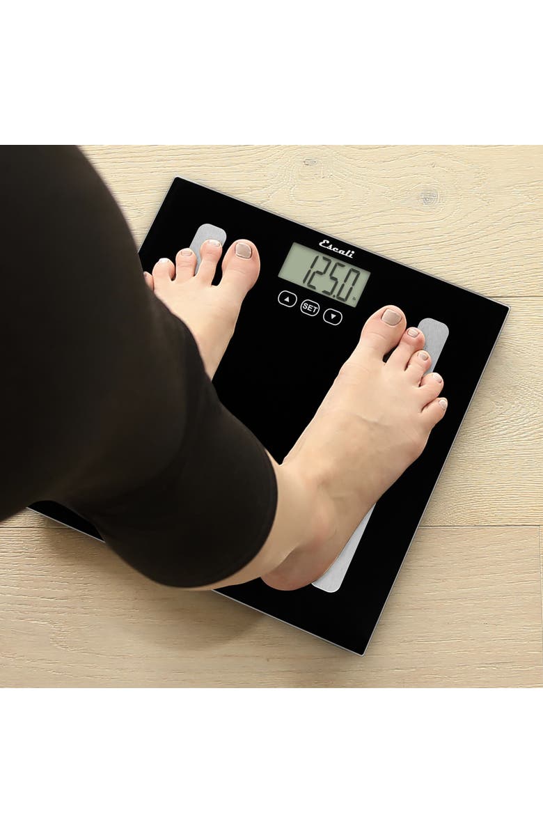 ESCALI Complete Health Body Composition Scale, Alternate, color, Black