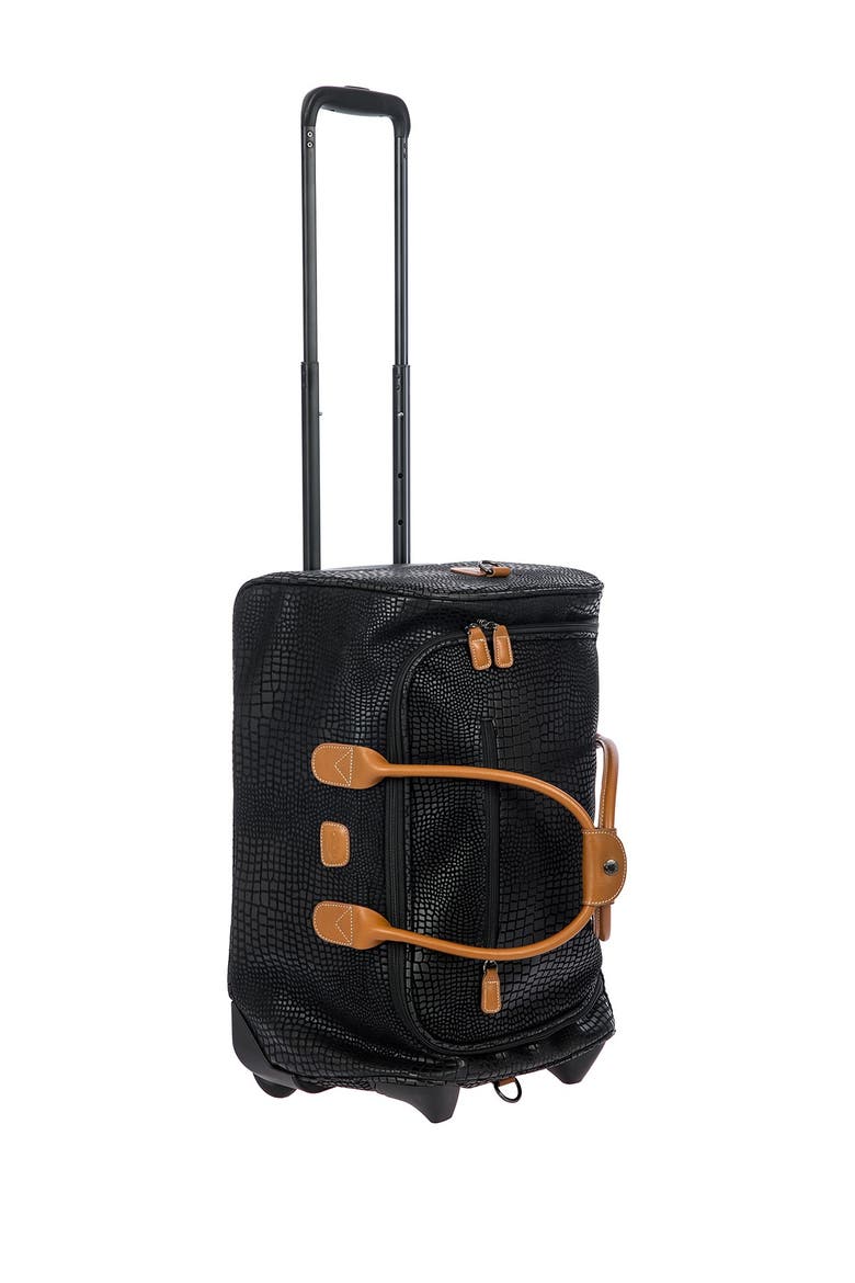 My Safari 21" Rolling Duffle Bag, Alternate, color, BLACK