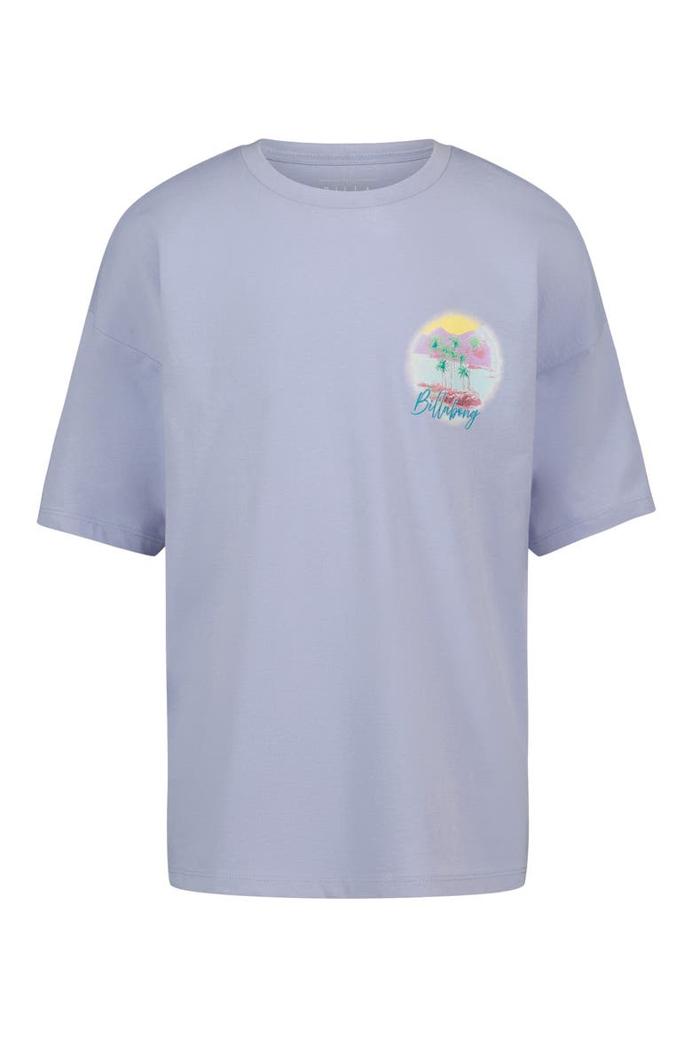 Kids' Waves Oversized Graphic T-Shirt, Main, color, EVENTIDE