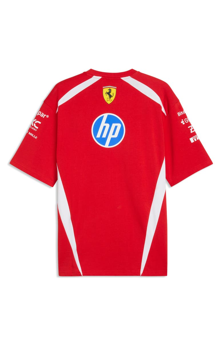 PUMA Scuderia Ferrari HP Replica Cotton T-Shirt, Alternate, color, Puma Red