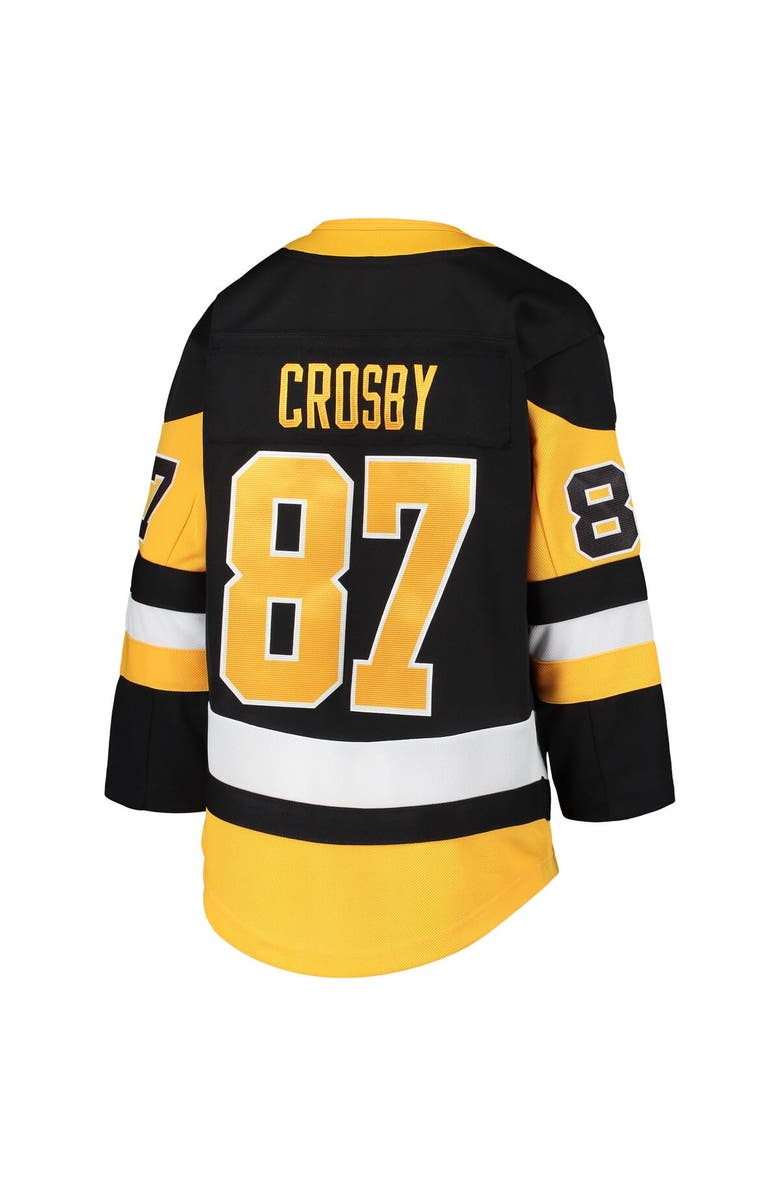 Outerstuff Youth Sidney Crosby Black Pittsburgh Penguins Premier Player Jersey, Alternate, color,