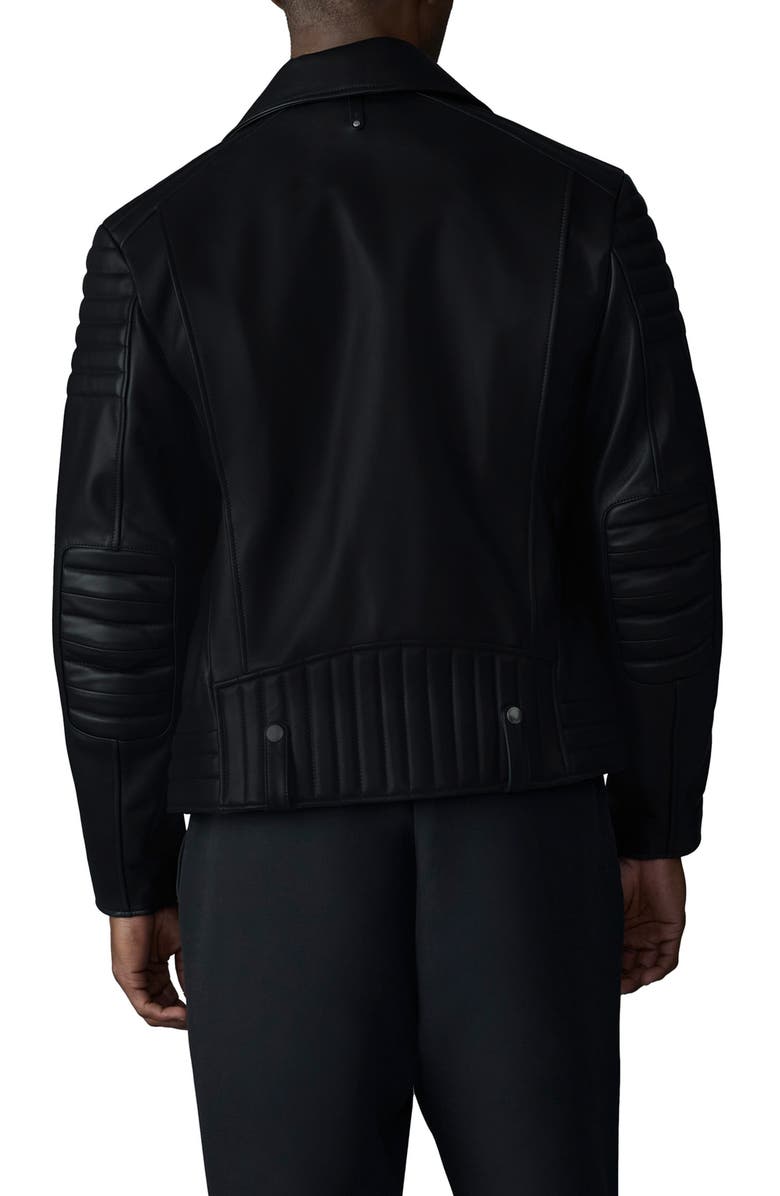 Mackage Kenneth Leather Moto Jacket, Alternate, color, 