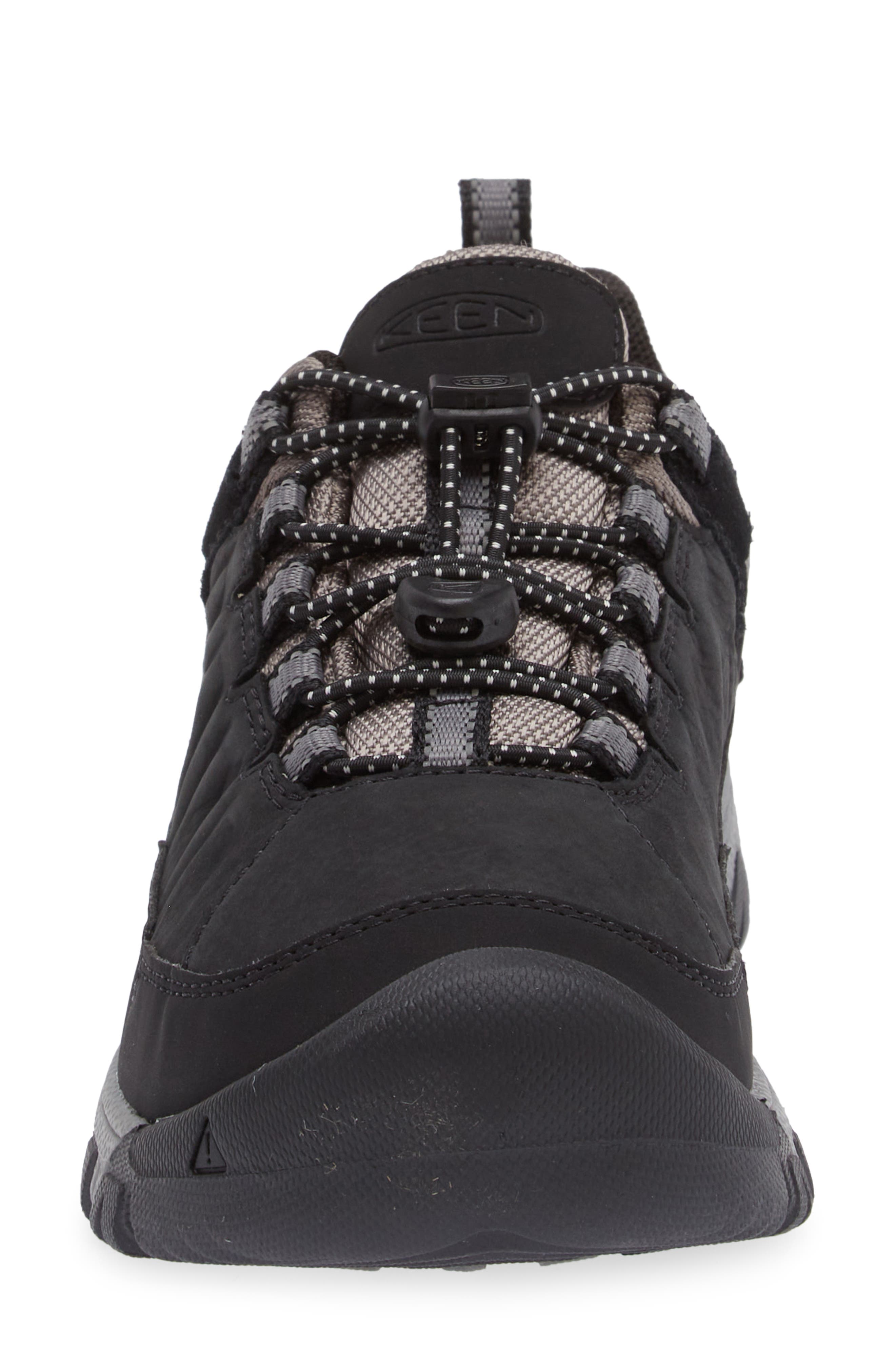 KEEN Kids' Targhee IV Waterproof Hiking Shoe, Alternate, color, Black/ Steel Grey