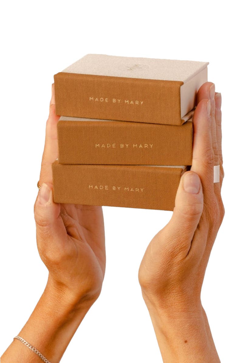 MADE BY MARY August Birth Flower Necklace, Alternate, color, Silver