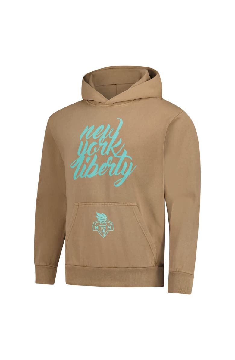 Stadium Essentials Unisex Stadium Essentials Tan New York Liberty Paradise Oversized Urban Pullover Hoodie, Alternate, color, Tan