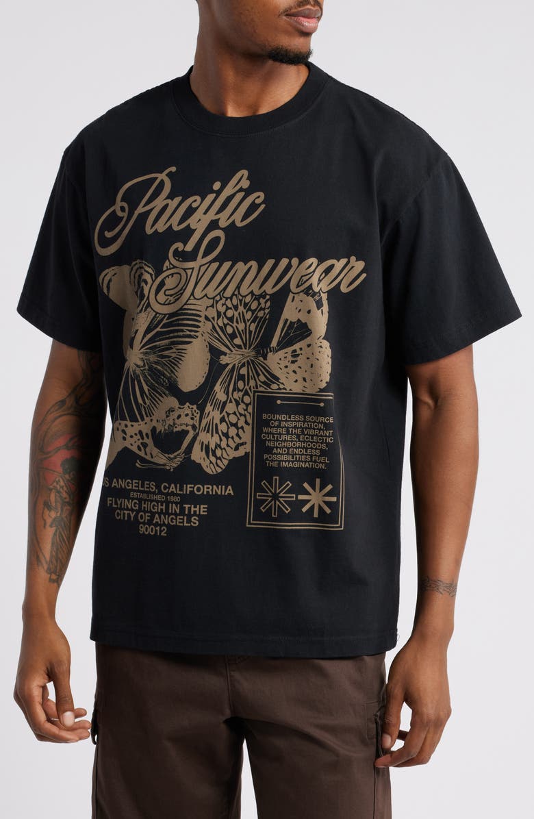 PacSun Wings Cotton Graphic T-Shirt, Main, color, 