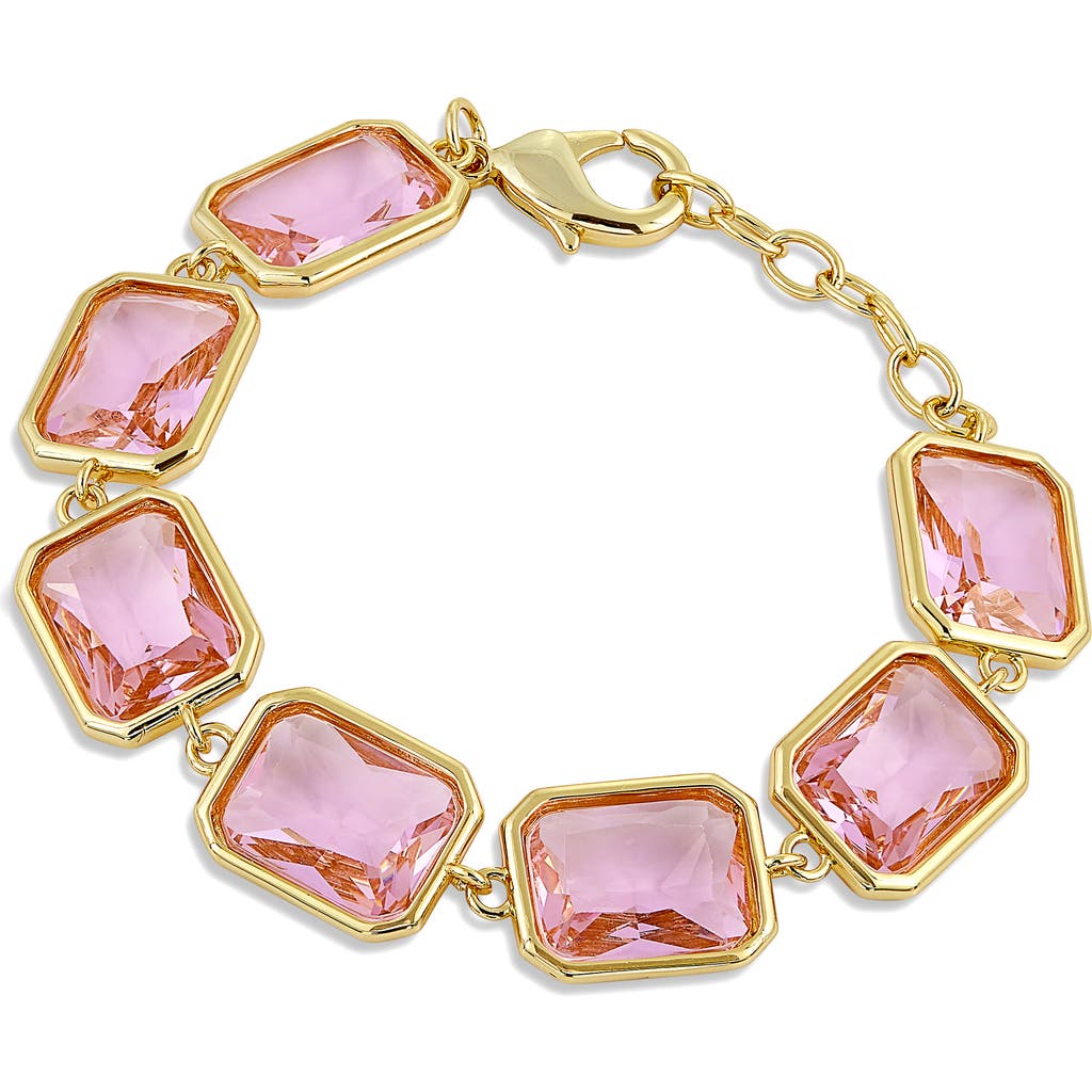 Savvy Cie Jewels Bold Cz Flex Link Bracelet