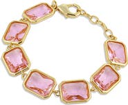 SAVVY CIE JEWELS Bold CZ Flex Link Bracelet