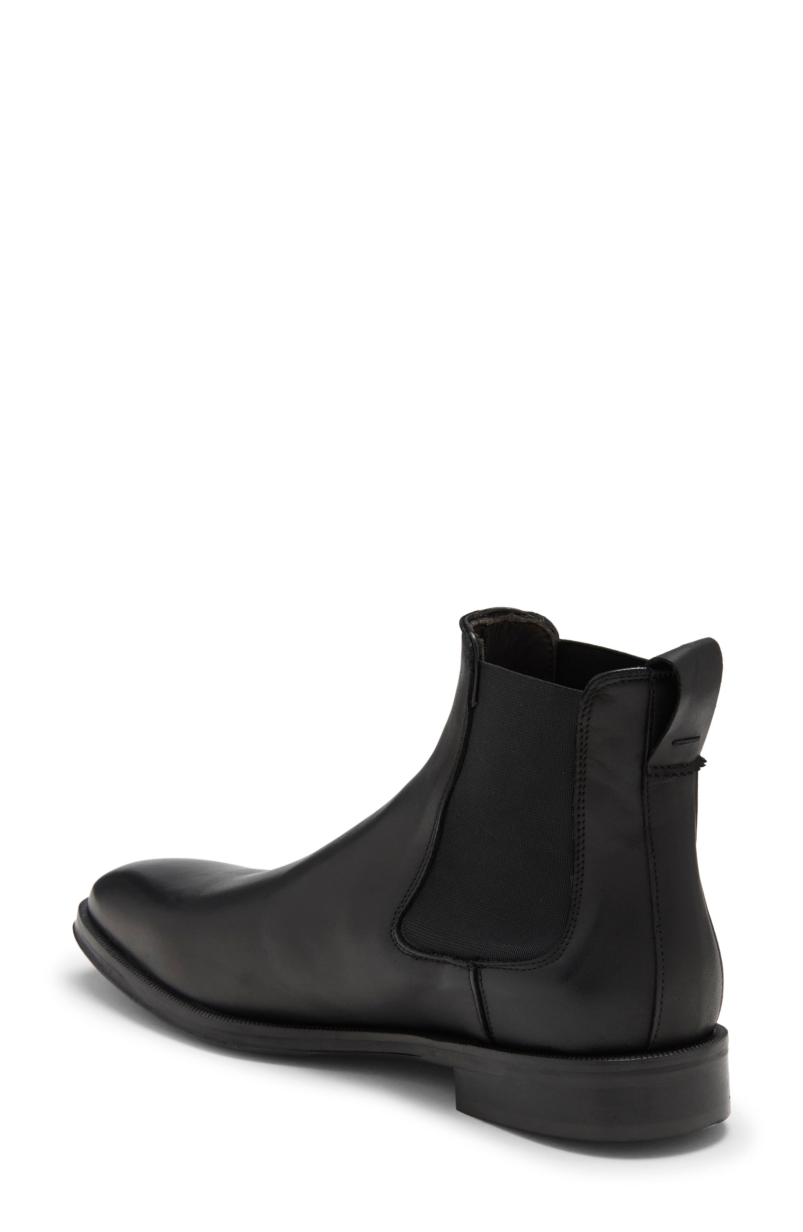 Rivoli Dress Leather Chelsea Boot, Alternate, color, BLACK LEATHER
